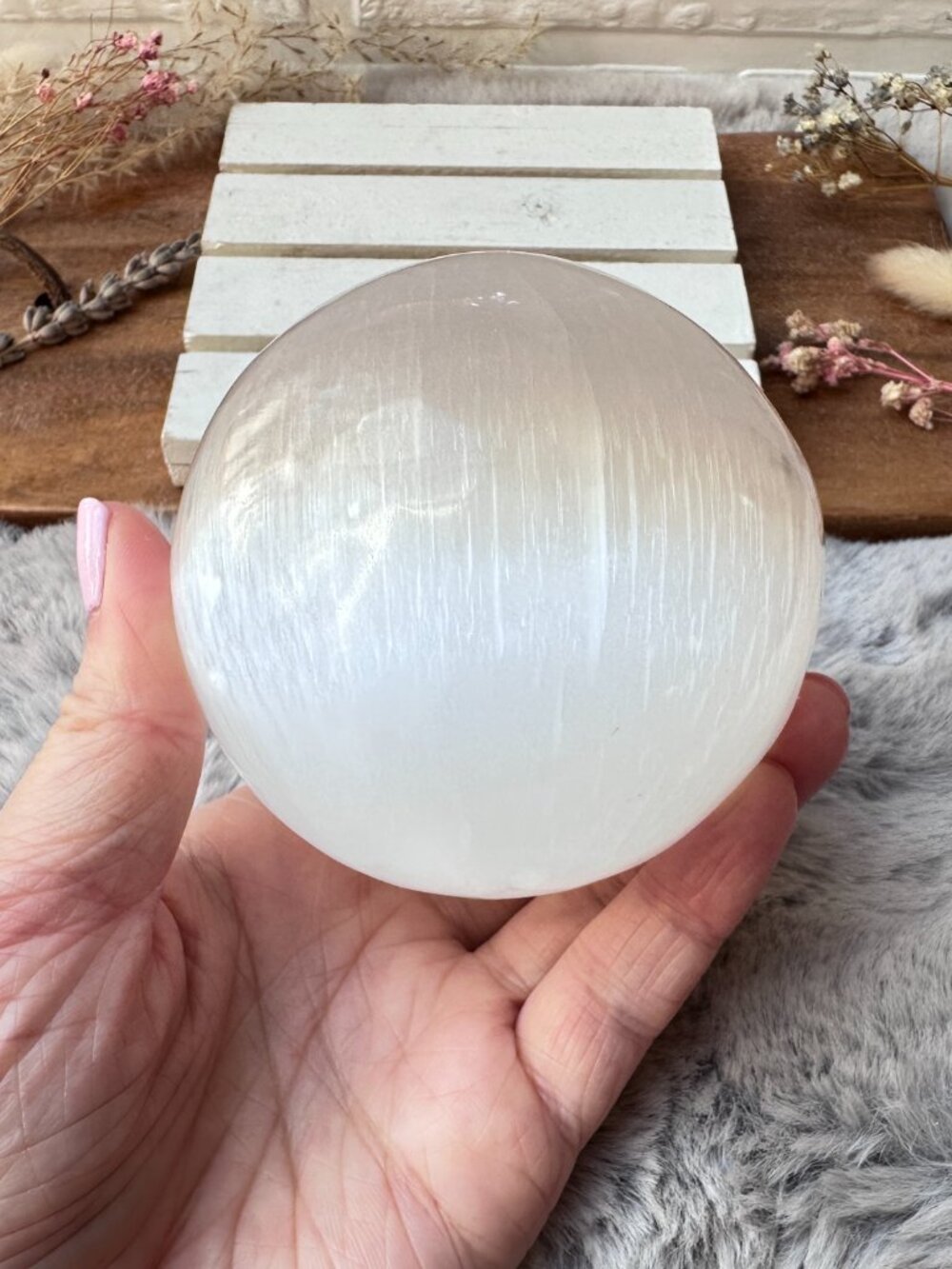 Gorgeous Selenite Sphere